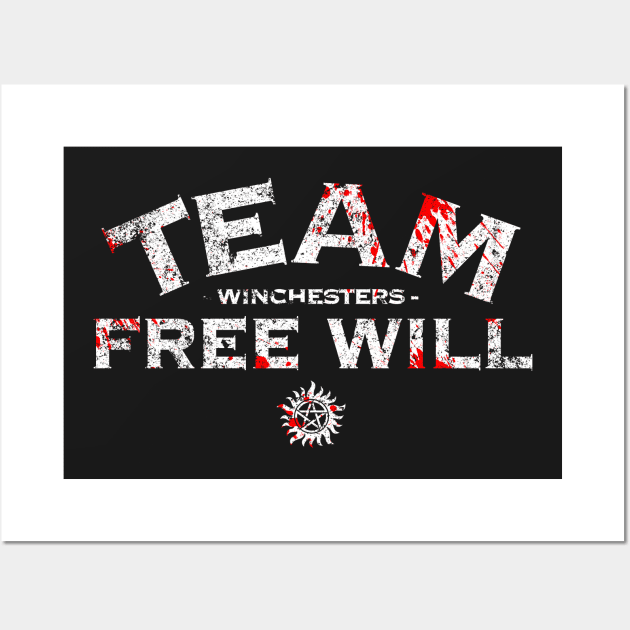 Team Free Will Wall Art by HappyLlama